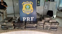 PRF apreende 45 kg de cocaína em Lagoa Seca, no Agreste paraibano