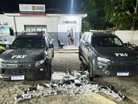 PRF na Paraíba apreende 23 kg de Supermaconha (Skunk) e detém quatro pessoas em Boa Vista na BR-412
