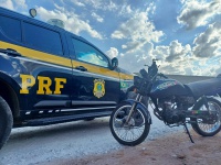 PRF recupera em Queimadas/PB moto roubada há mais de quatro meses e com sinais de adulteração