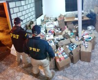 Carregamento de contrabando e cigarros eletrônicos de maconha é apreendido em Balsa Nova (PR)