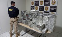 PRF apreende cerca de 250 quilos de cocaína em trailer