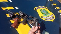 PRF apreende quatro armas de fogo na região de fronteira do Paraná