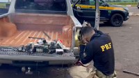 Polícia Rodoviária Federal apreende cocaína escondida em veículo na região da tríplice fronteira