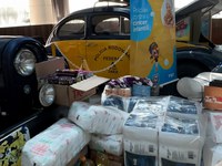 PRF realiza entrega de doações da campanha “Policiais contra o câncer infantil”