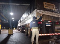 PRF apreende cerca de 600 mil maços de cigarros contrabandeados em Guaíra (PR)