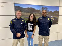 No Paraná, PRF recebe a Deputada Estadual Ana Júlia Ribeiro