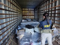 PRF apreende uma tonelada de maconha dentro de camas no Paraná; assista
