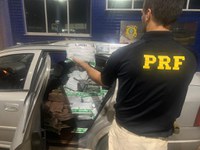 PRF PR apreende agrotóxicos e cigarros na fronteira