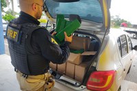 PRF prende jovens transportando maconha no Paraná