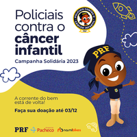 Policiais contra o câncer infantil: arrecadação de doações em Curitiba vai até 03/12