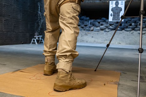 Biomec&acirc;nica do disparo