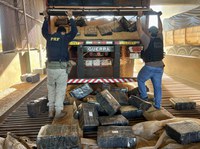PRF apreende quase quatro toneladas de maconha em carretas na BR-277, em Catanduvas (PR)
