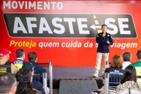 PRF participa do lançamento da campanha “Afaste-se” pela segurança nas rodovias