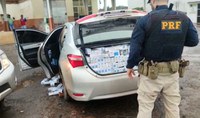 PRF apreende mais de R$ 200 mil em cigarros contrabandeados