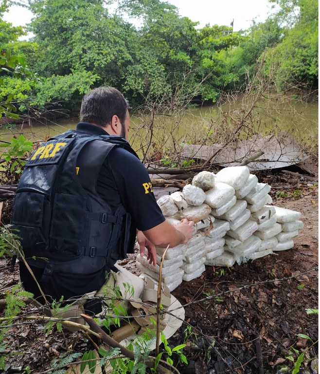 Ação conjunta entre a PRF e o 13º BAEP apreende skunk em Santo Antonio da Platina-PR