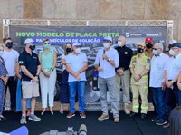 PRF participa de lançamento do novo modelo de placa para veículos de coleção no Paraná