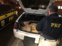 Homem é preso pela PRF no PR com 156 quilos de maconha