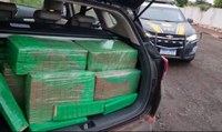 PRF apreende 312 quilos de maconha no Norte do Paraná