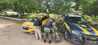 PRF e 11ª CIPM recuperam moto adulterada em Lajedo