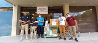 PRF realiza a entrega de alimentos, brinquedos e livros ao GAC
