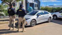 Após fuga pela rodovia, carro de luxo é recuperado pela PRF em Salgueiro