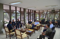 Comandante do II COMAR recebe visita institucional do Superintendente da PRF/PE