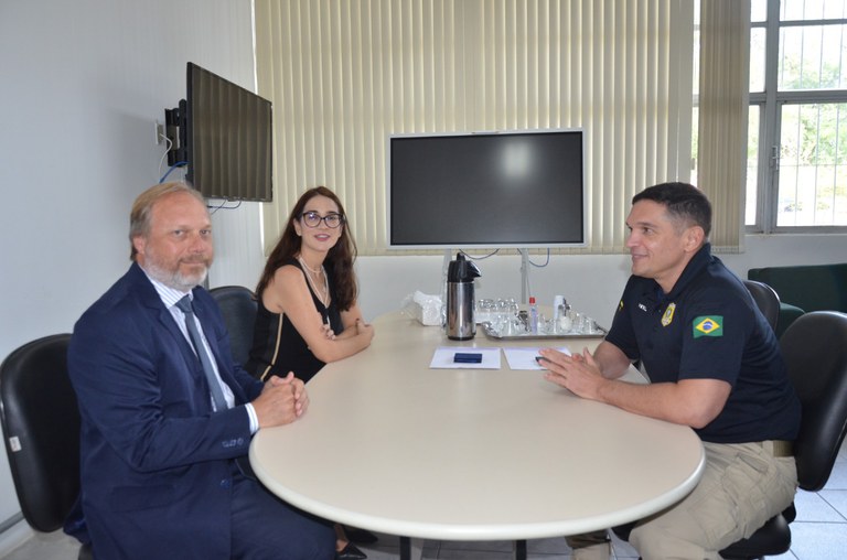 PRF recebe visita do gerente geral do CIIDS em Pernambuco