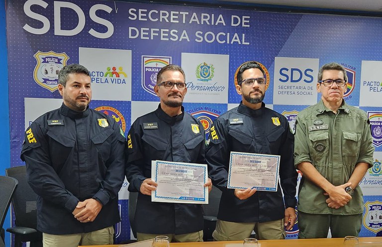 PRFs recebem premiação por trabalho em força tarefa da SDS/PE
