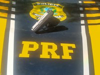 Arma de fogo e munições são apreendidas pela PRF em Pernambuco
