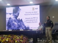 PRF fala sobre a atuação no enfrentamento ao trabalho escravo durante evento em PE