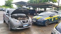 PRF recupera em menos de 24h dois veículos com registro de roubo
