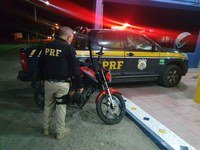 PRF recupera motocicleta horas depois do roubo em Arcoverde