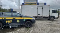 Caminhão e carro roubados são recuperados pela PRF no Agreste de Pernambuco