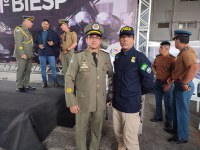 PRF participa de passagem de comando do 1° BIEsp em Caruaru