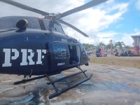 Vítima de atropelamento é socorrida de helicóptero de Vitória a Recife
