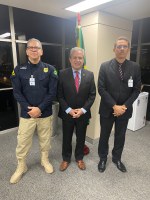 Superintendente da PRF/PE participa de reunião com Secretário Nacional de Segurança Pública em Brasília