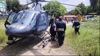 Motociclista se envolve em colisão com ônibus e é resgatado de helicóptero em Camaragibe
