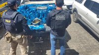 PRF e Denarc apreendem caminhonete com 185 Kg de maconha em Garanhuns