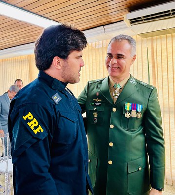 Filipe Ranier e Gen. Porto. NUCOM/PRF