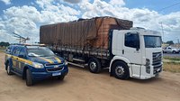 PRF flagra seis caminhões com madeira irregular em Pernambuco