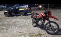 Moto roubada há 3 dias é recuperada pela PRF em Gravatá