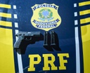 PRF apreende pistola durante fiscalização na BR 428, em Cabrobó