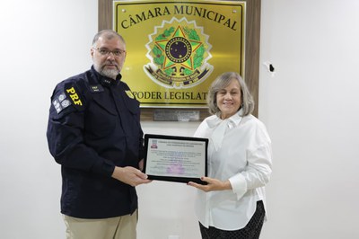 Chefe da Delegacia da PRF em Garanhuns recebe Título de Cidadão Garanhuense