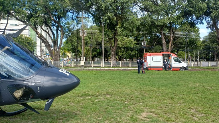 PRF e SAMU Recife realizam remoções aeromédicas de pacientes para Recife