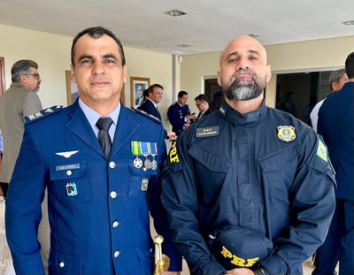 Cel. José Evânio Guedes Junior e Superintendente Cleiton