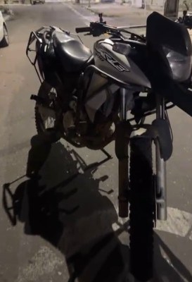 motocicleta recuperada