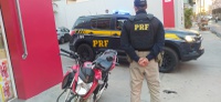 PRF recupera motocicleta roubada com placa clonada em Petrolina
