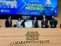 Superintendente da PRF-PE recebe título de Cidadão do Recife na Câmara Municipal