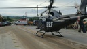Idoso com sinais de AVC é transportado de helicóptero entre Timbaúba e Recife