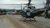 Idoso com sinais de AVC é transportado de helicóptero entre Timbaúba e Recife